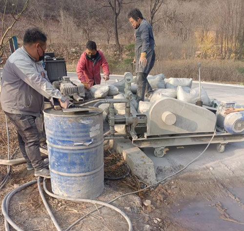 袁州路面下沉注浆